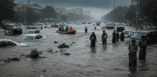 Torrential Rains Flood Karachi Streets