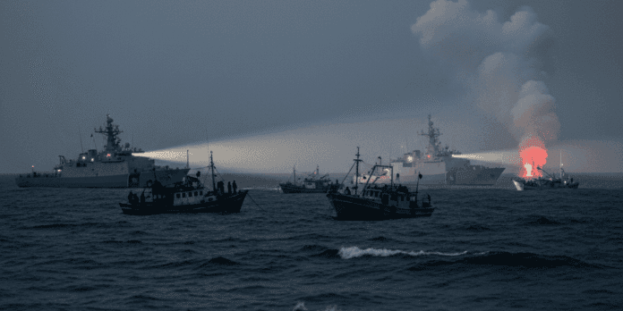 Gaza Flotilla Reports Unlit Boats