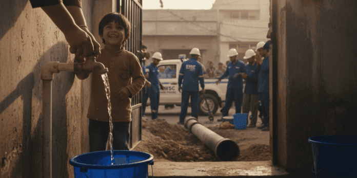 KWSC water supply Korangi Malir