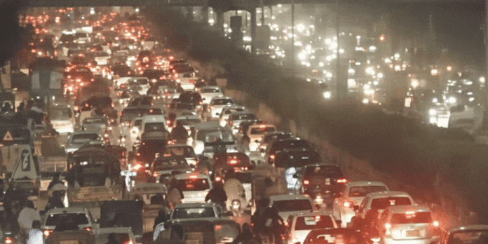 Karachi traffic diversion