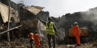 Gul Plaza debris body parts