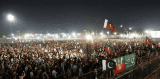 PTI rally clashes Karachi
